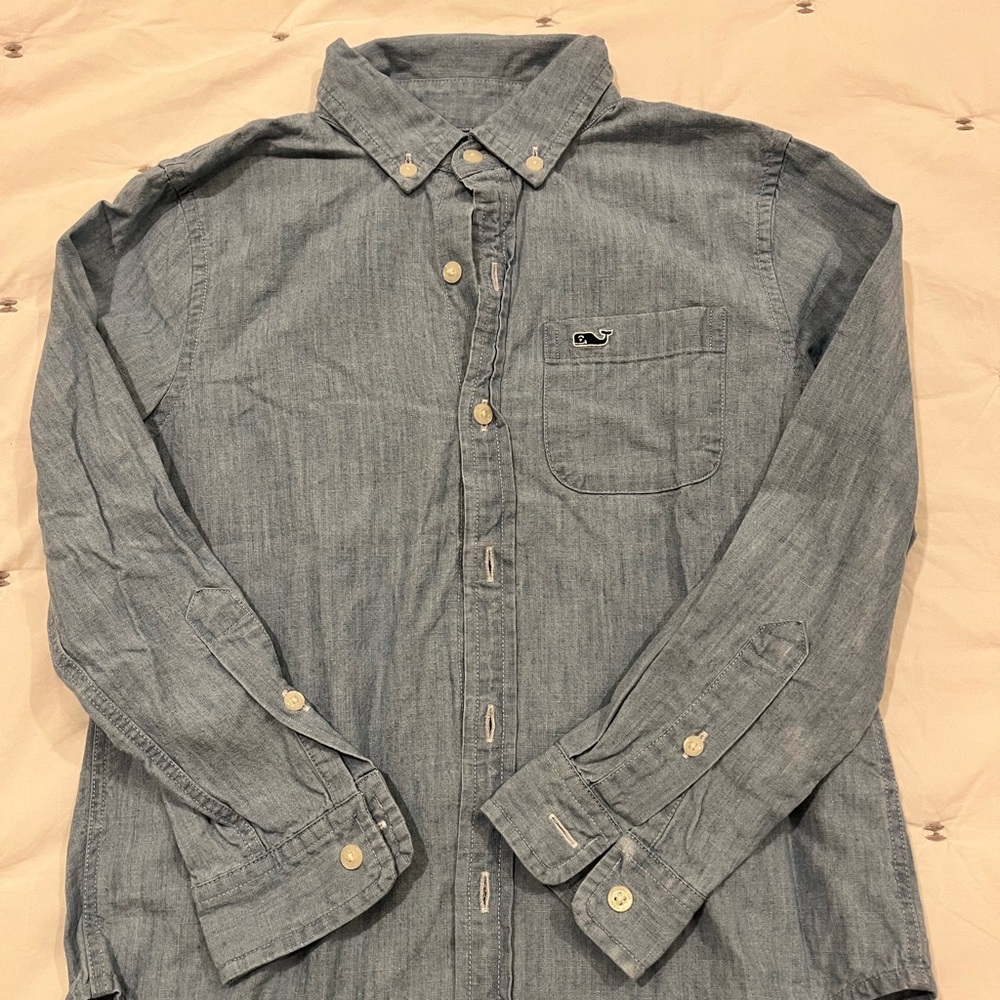 Vineyard Vines Boys' Chambray Button-Down Shirt